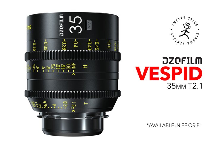 DZOFilm Vespid 35mm T2.1 Full Frame Prime Lens (EF or PL)